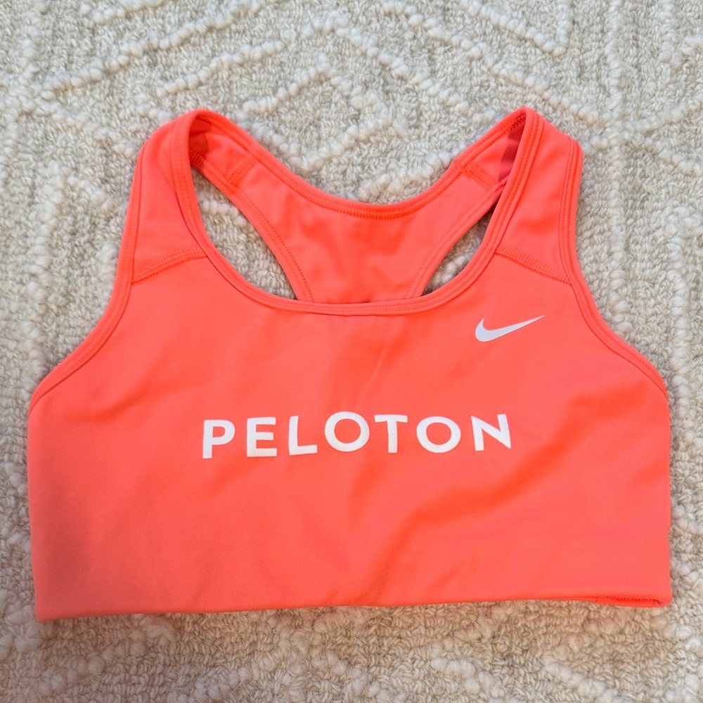 Peloton Vibrant Orange Sports Bra